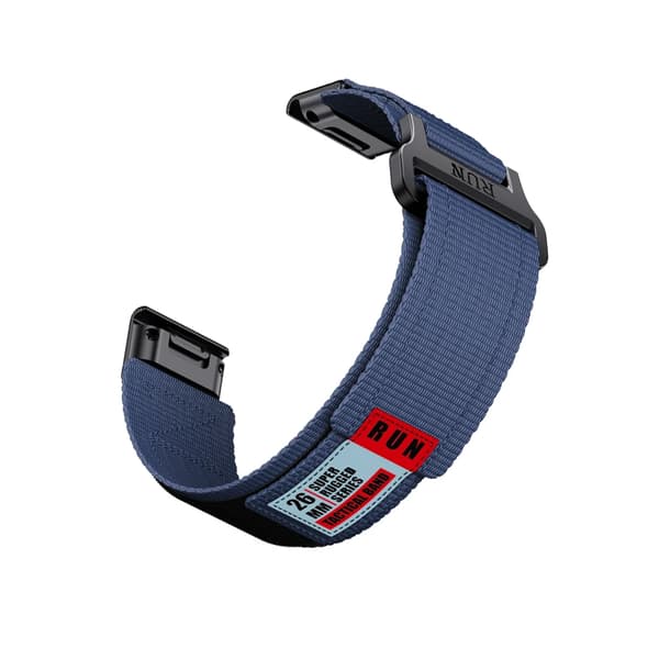 Garmin Fenix 8 nylonrem Blue 22 mm