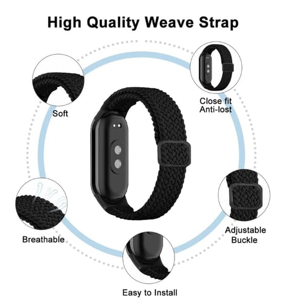 Xiaomi Band 8 Active Strap Black