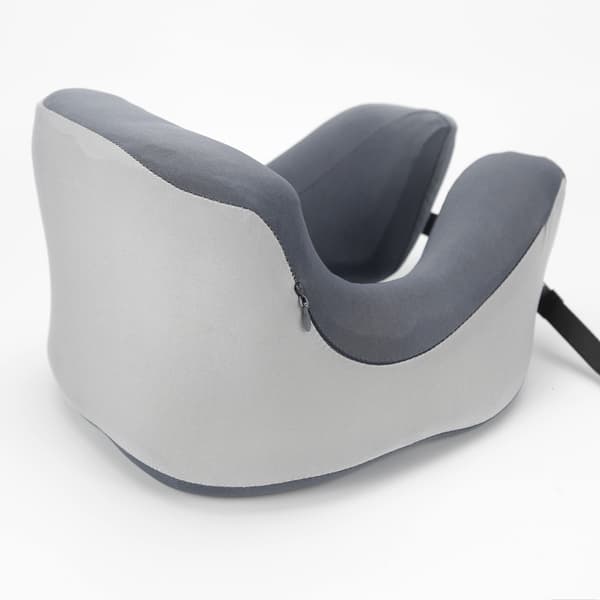 Ergonomisk kontor lur pude - Multifunktionel memory foam sovepude til skrivebord, ideel til DK kunder Grey