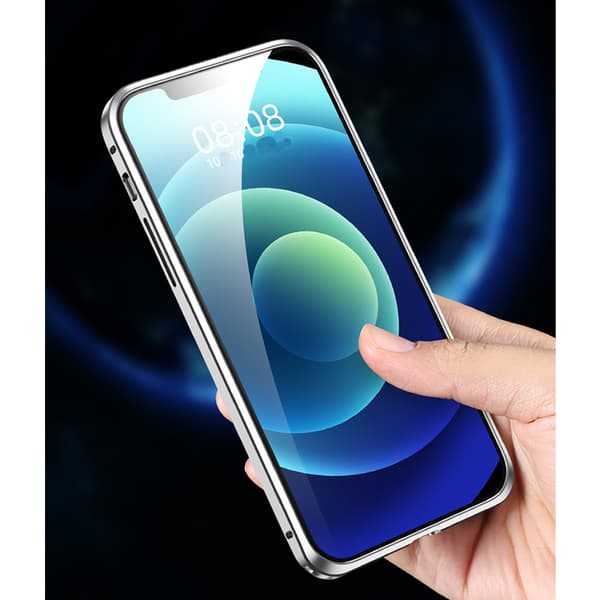 Aluminiumslegering Bumper Case til iPhone 16 Silver