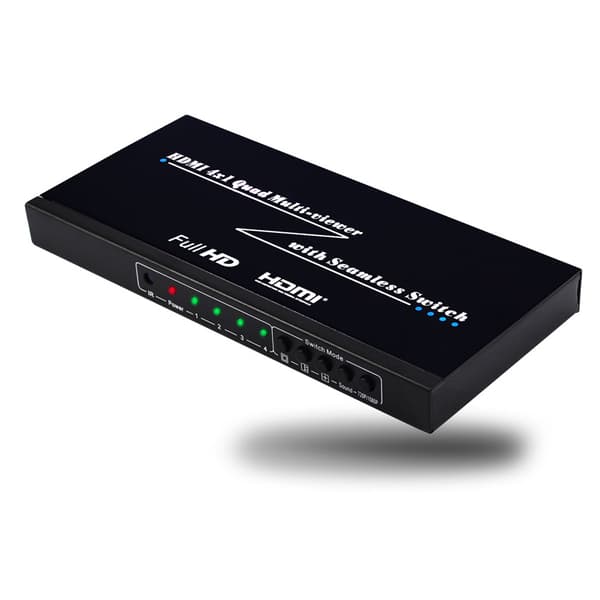HDMI-bryter, 4 inn 1 ut - 1080P