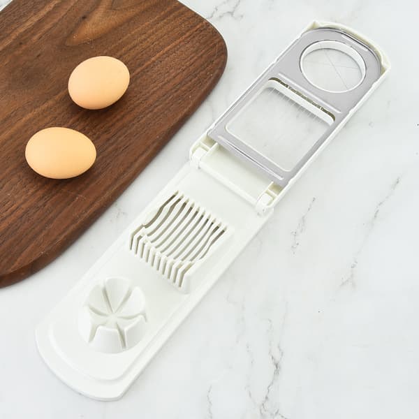 2-i-1 eggskjærer i rustfritt stål
