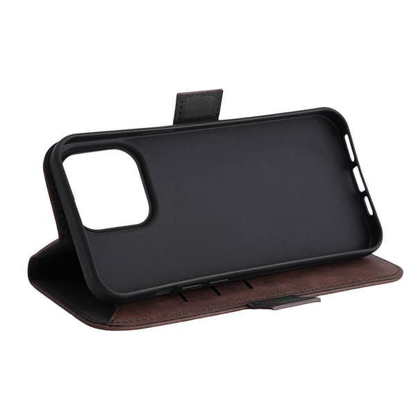 Wallet Case 3 kortrum Magseries Brun - iPhone 15 Pro Max