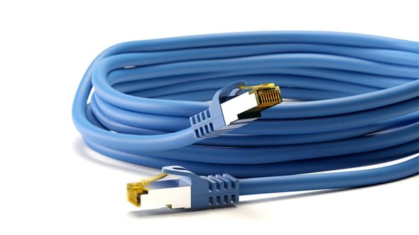 RJ45 patch-kaapeli S / FTP (PiMF), raakakaapelilla CAT 7,