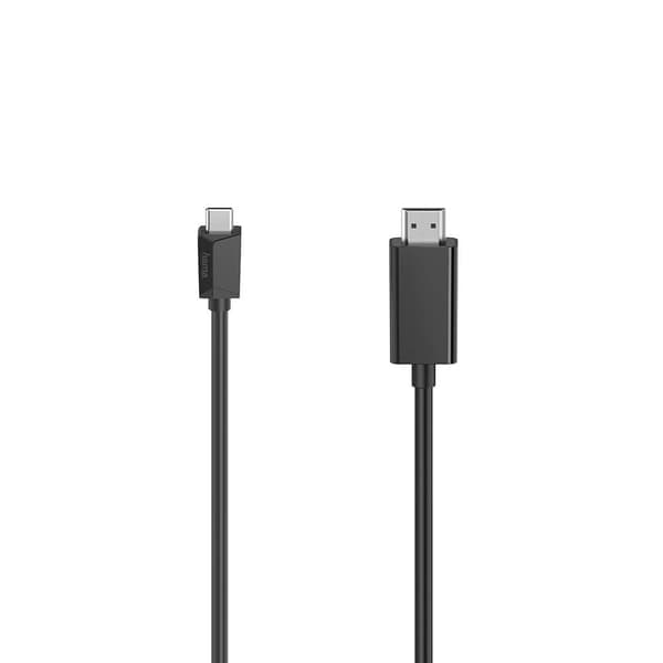 Kabel USB-C - HDMI Ultra-HD 4K 1,5m Sort