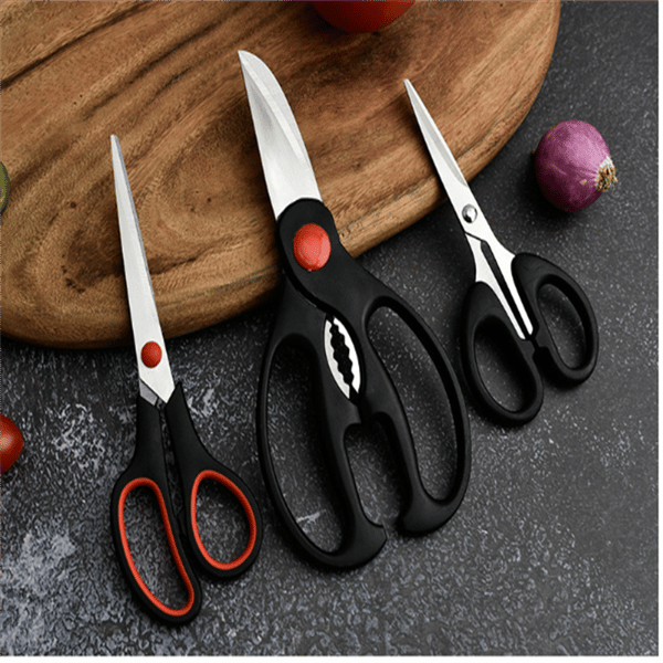 Köksaxset (3 delar) med presentförpackning Black