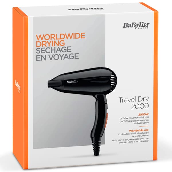 Hårføner Travel Dry 2000 5344E