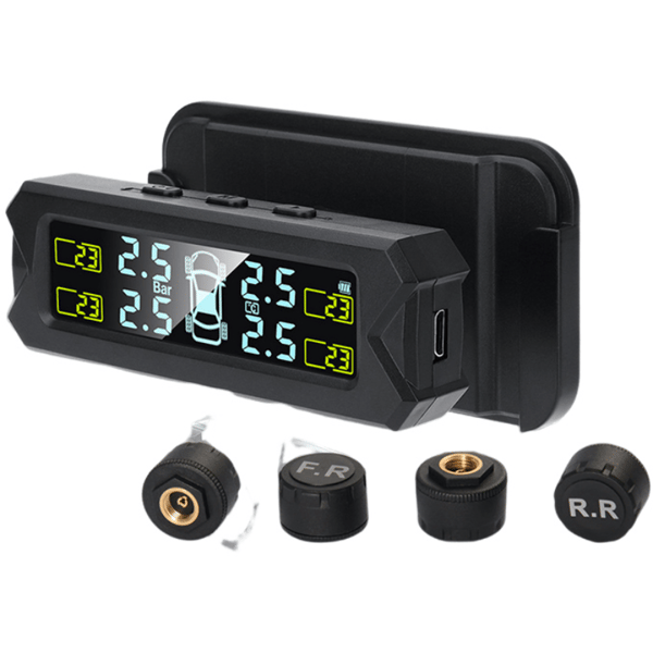 Solcelledrevet TPMS Dekktrykkovervåkingssystem