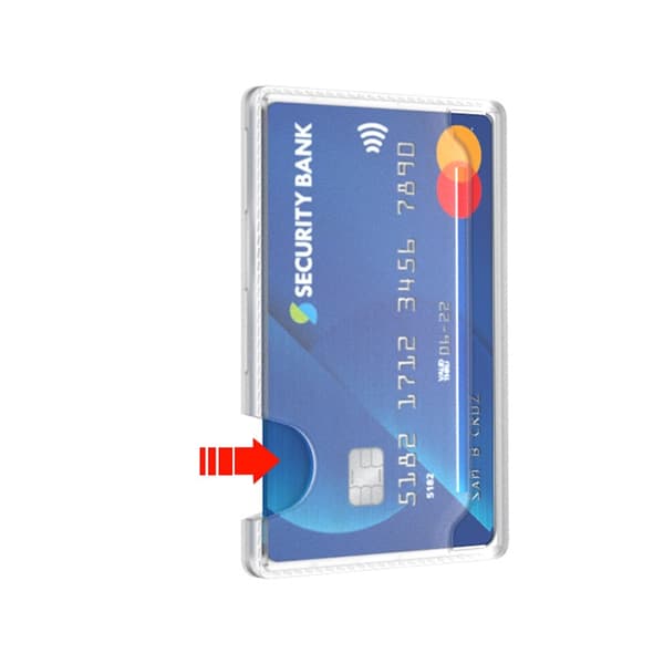 Magneettinen korttipidike Transparent