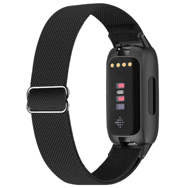 Fitbit Inspire 3 Armband i Elastiskt Nylon Black