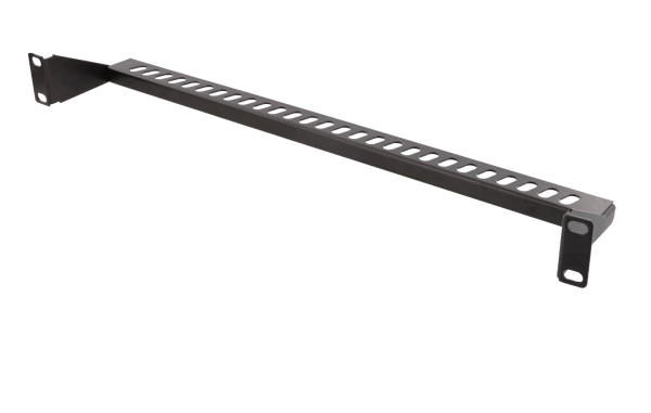 Cable support for 19" installation, 1U, black