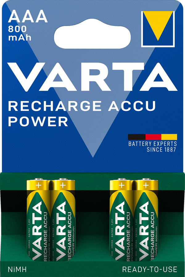 Recharge Accu Power AAA 800mAh 4 Pack (B)