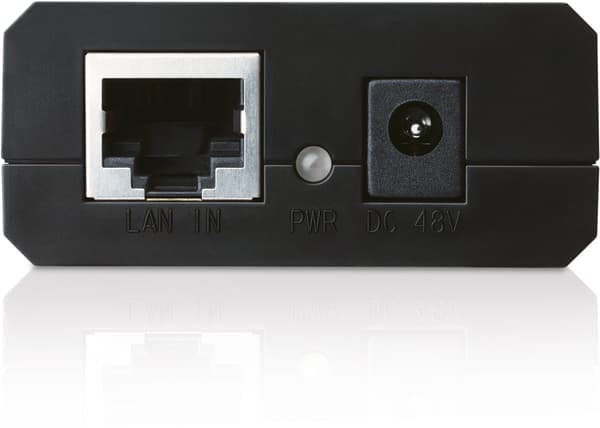 PoE (Power Over Ethernet) injector, black