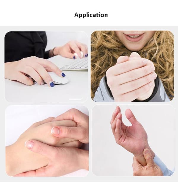 Fingerlösa Handskar / Handledsstöd, 1 par Black L