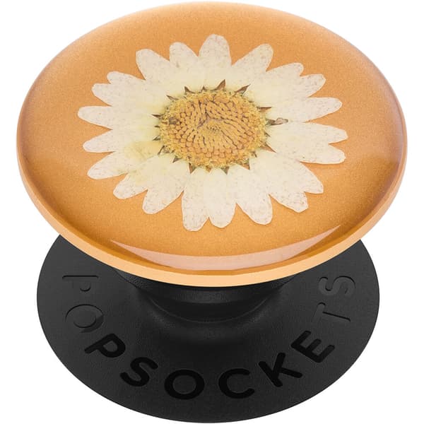 PopGrip PREMIUM Pressed Flower White Daisy