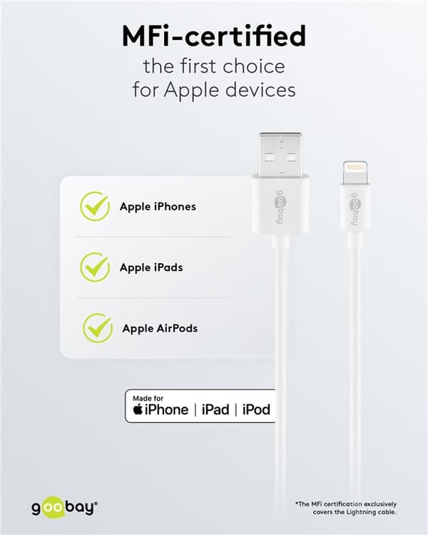 Apple Lightning dobbelt opladningssæt (12 W)