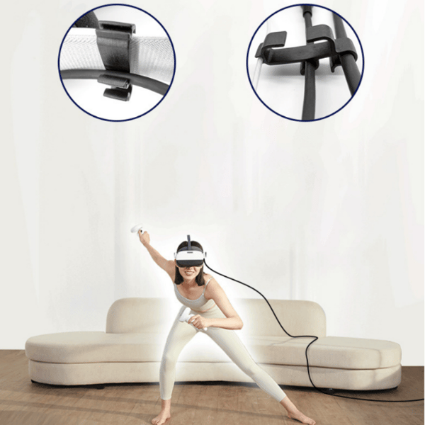 Kabelklemme kabelholder for Oculus Quest 2 Neo 3 VR Black