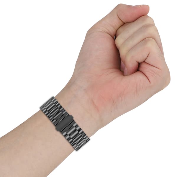 Klokkereim i rustfritt stål til Amazfit T-Rex 3 Black