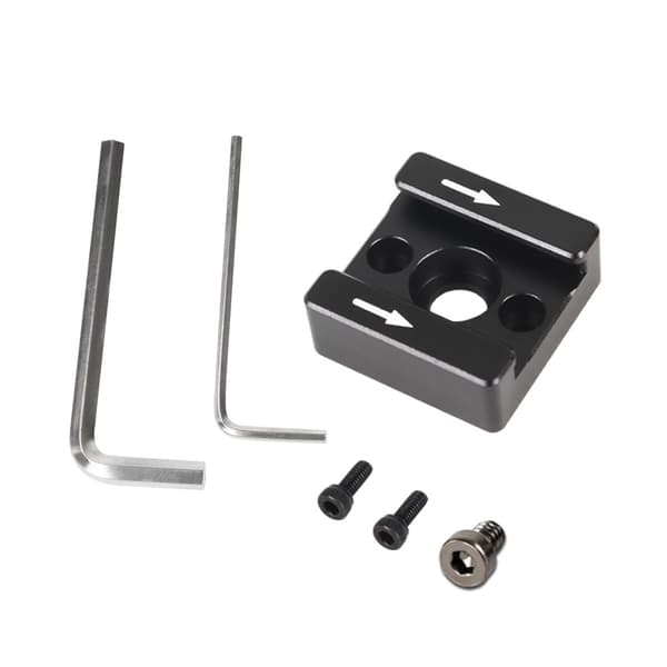 Cold Shoe Mount Adapter Cold Shoe Extender til kamera Black