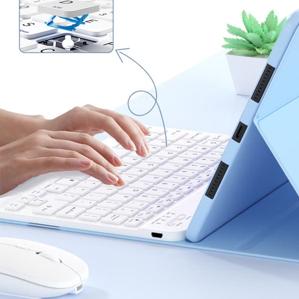 Tablet Keyboard Case for Xiaomi Redmi 10.6 inch - Blå