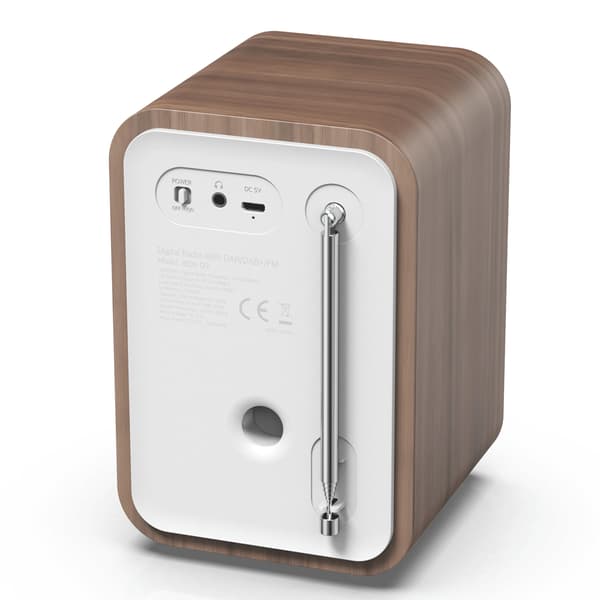 Radio FM DAB+ Bluetooth DAB-48W Valkoinen