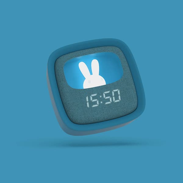 Väckarklocka med Nattlampa Billy Clock Mörkblå