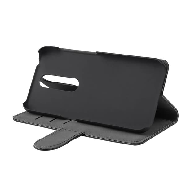 Mobilcover med 3 kortpladser, sort - Nokia 4.2