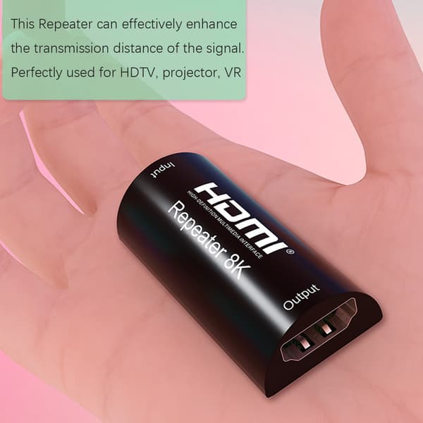 HDMI-forsterker/repeater Black
