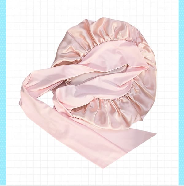 100% silke sovehætte til kvinder Rubber pink