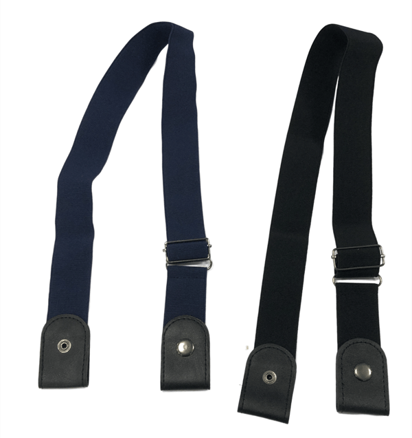 Elastisk belte uten spenne 2-pak