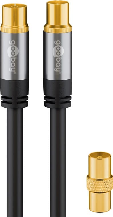 TV-antennekabel (135 dB), 4x afskærmet