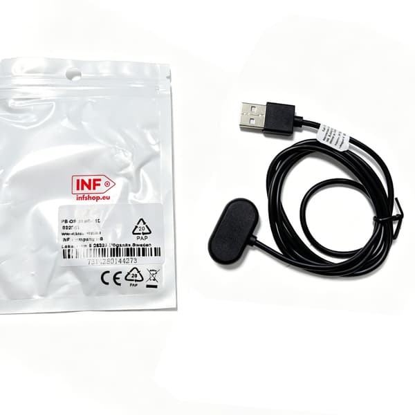 USB oplader til Amazfit GTR 3/GTR 3 Pro / GTS 3 Sort
