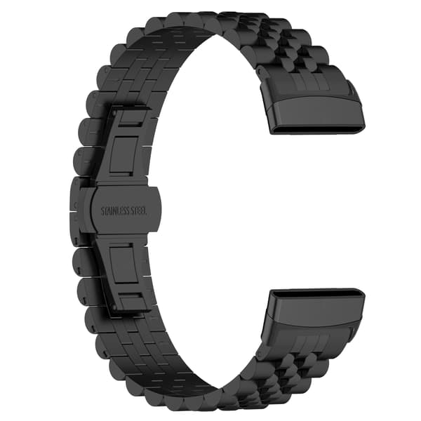 Klokkerem i rustfritt stål Black Fitbit Versa 3 / 4 / 5