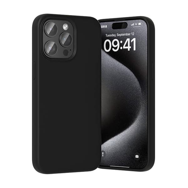 Vention KUFB0-40 Silikone Cover til iPhone 15 Pro Max (sort)