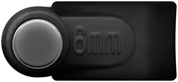 Kabelklemme 6 mm, sort