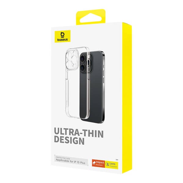 Telefonfodral för iPhone 15 Plus Baseus OS-Lucent Series (Klar)