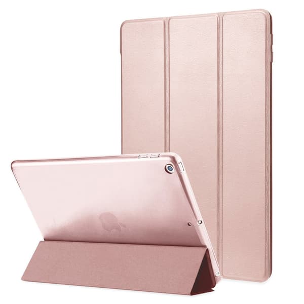 Smart vikfodral i roséguld för iPad Pro 9.7 2017, kompatibelt med iPad 9.7 5:e och 6:e generationen
