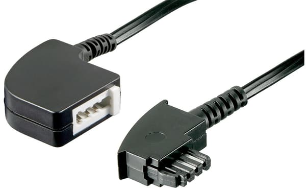TAE-F-förlängningskabel 4-pin
