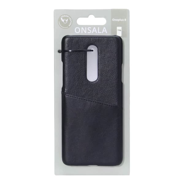 Oneplus 8 -puhelinkotelo, musta, korttipaikka