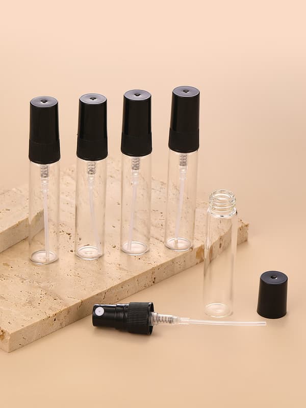 Liten parfymeflaske, 5 ml - 5 stk Black