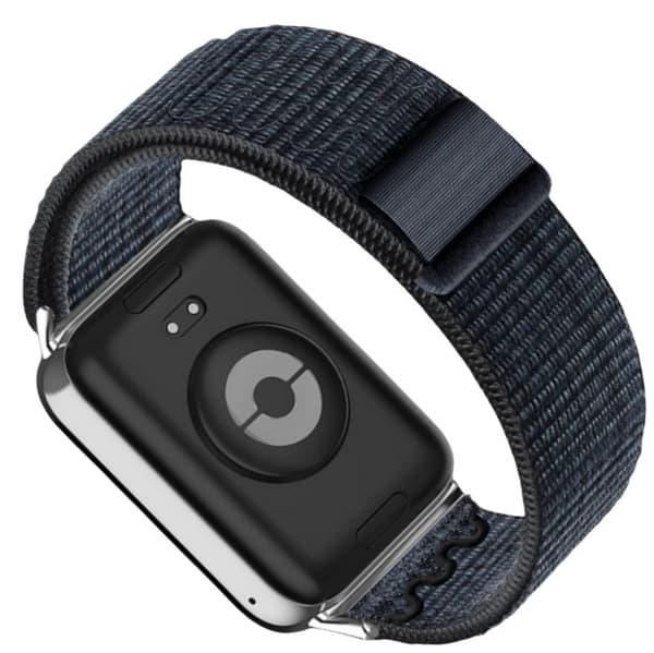 Alpine Loop -punottu nailonkellonranneke Xiaomi 9 Pro / 8 Prolle Black+Blue