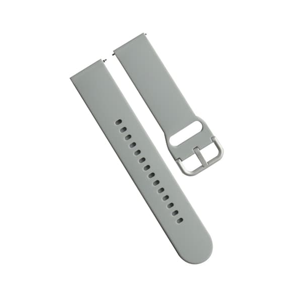 Grå silikonerem til Fitbit Versa 2/Lite - 22 mm