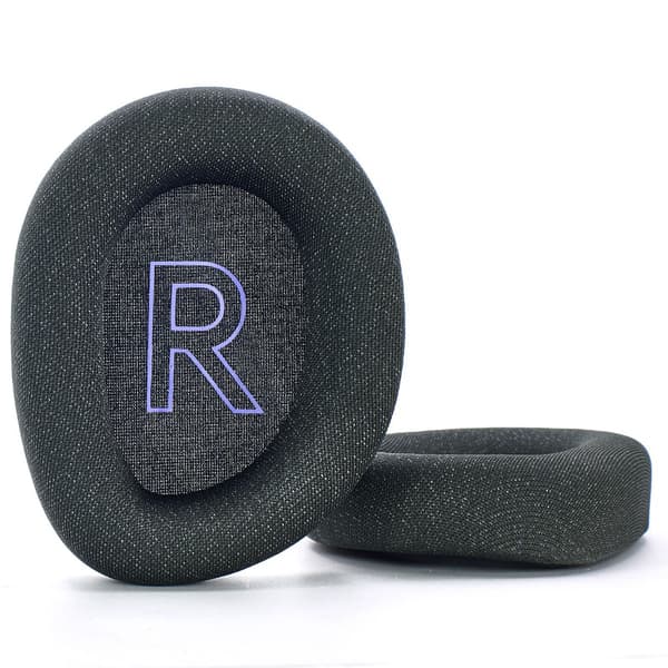 Ersättningsöronkuddar kompatibla med Logitech G522 Lightspeed Wireless - 2-pack, Mesh Tyg & Memory Foam Black
