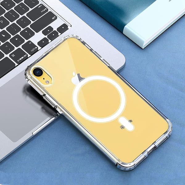 iPhone XR mobilskal för MagSafe laddare Transparent