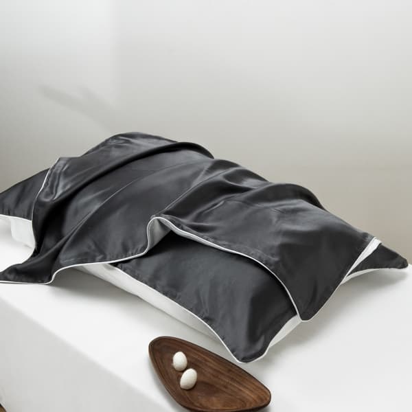 100% siden örngott DarkGrey