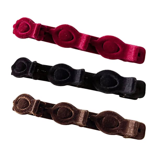 Hårspenner i 3 farger, 3-pakning MultiColor