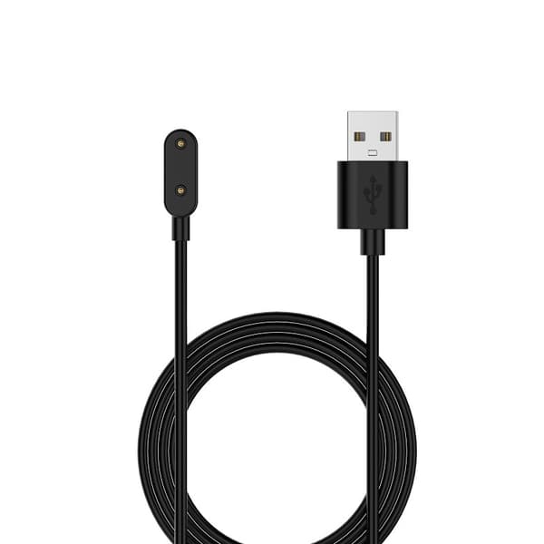 1M USB-A -latauskaapeli suojasirulla Black