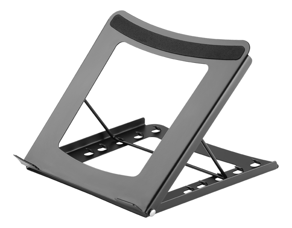 OFFICE Foldable steel laptop/tablet stand 5 adjust 1015"