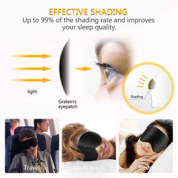 Uninaamio 100% silkki 2-pack