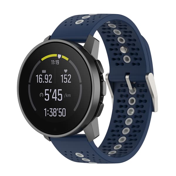 Suunto 9 Peak rannekoru silikoni Sininen/harmaa